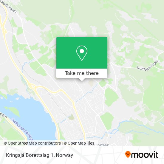 Kringsjå Borettslag 1 map