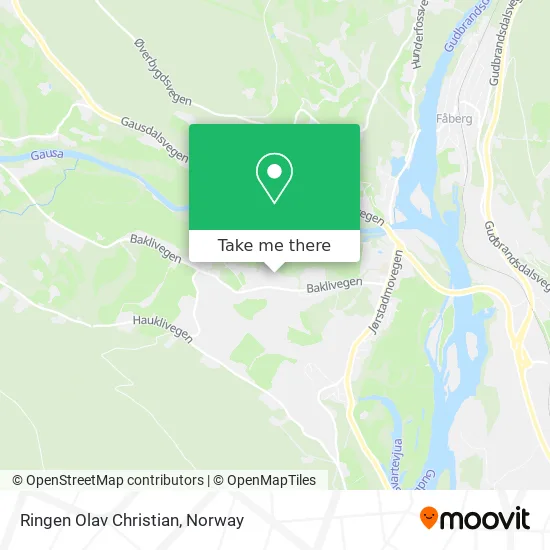 Ringen Olav Christian map