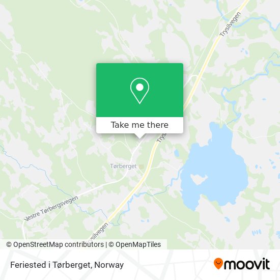 Feriested i Tørberget map