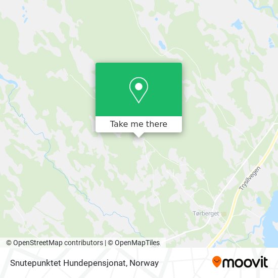 Snutepunktet Hundepensjonat map