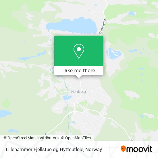 Lillehammer Fjellstue og Hytteutleie map