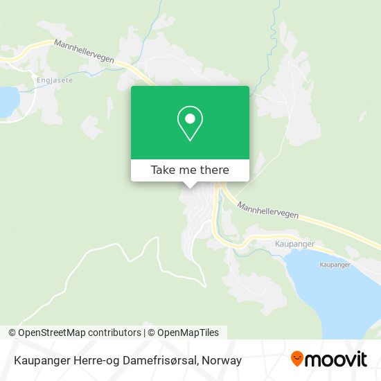 Kaupanger Herre-og Damefrisørsal map