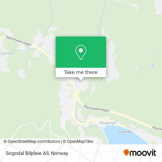 Sogndal Bilpleie AS map