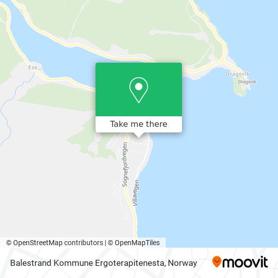 Balestrand Kommune Ergoterapitenesta map