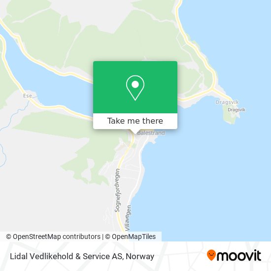 Lidal Vedlikehold & Service AS map