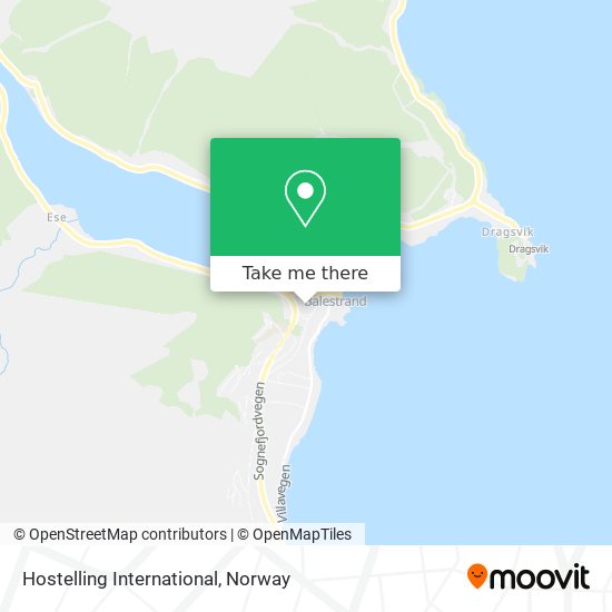 Hostelling International map