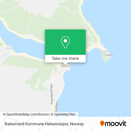 Balestrand Kommune Helsestasjon map