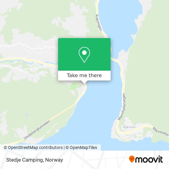 Stedje Camping map