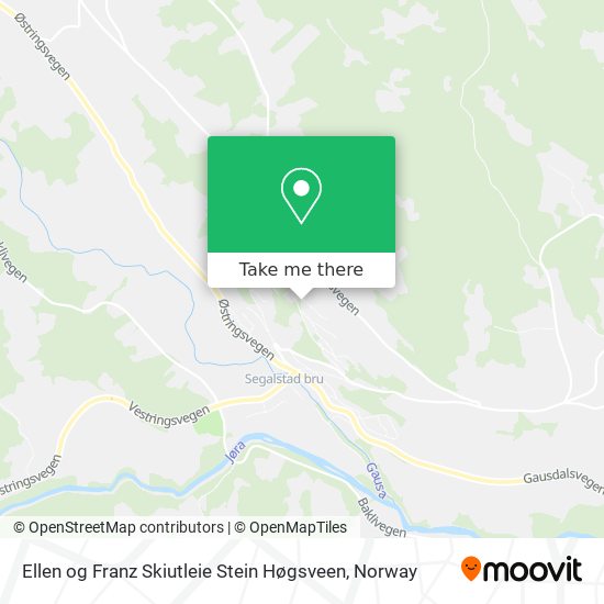 Ellen og Franz Skiutleie Stein Høgsveen map