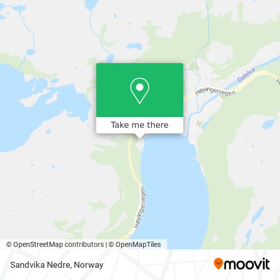 Sandvika Nedre map