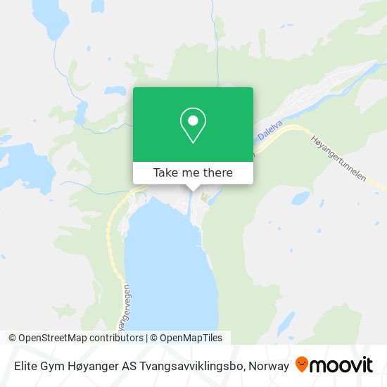 Elite Gym Høyanger AS Tvangsavviklingsbo map
