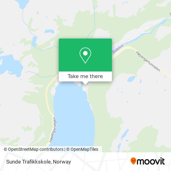 Sunde Trafikkskole map