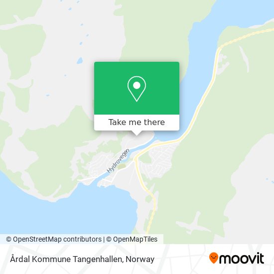 Årdal Kommune Tangenhallen map