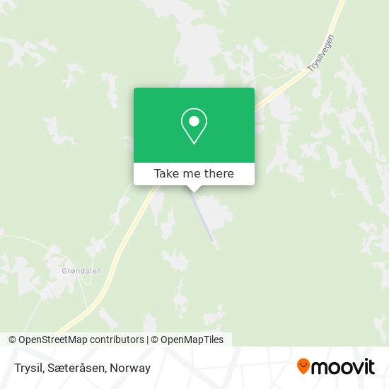 Trysil, Sæteråsen map