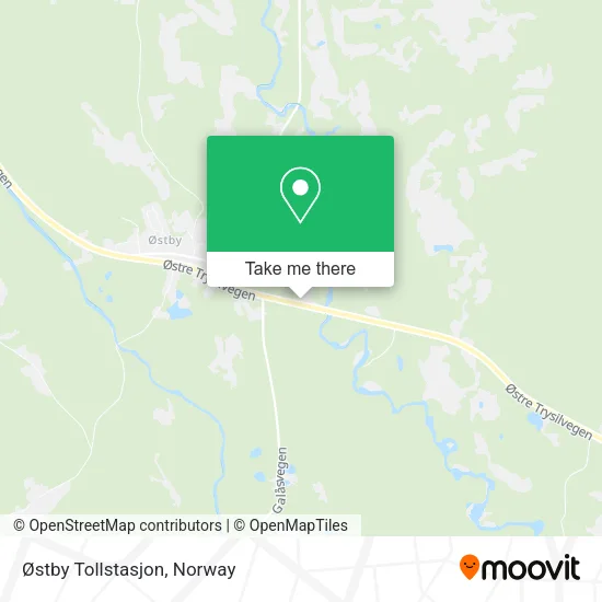 Østby Tollstasjon map