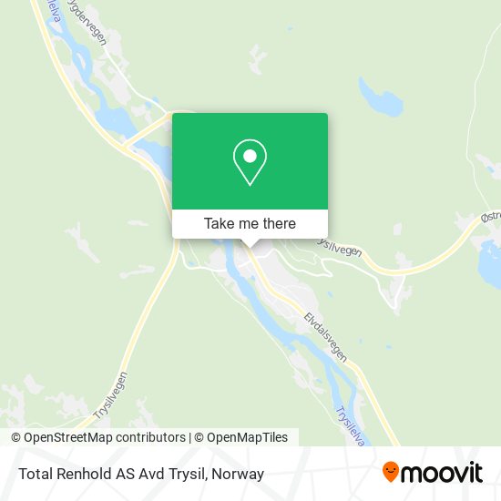 Total Renhold AS Avd Trysil map