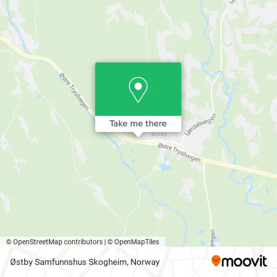 Østby Samfunnshus Skogheim map