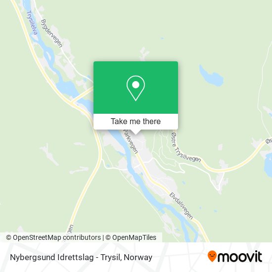 Nybergsund Idrettslag - Trysil map