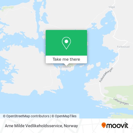 Arne Milde Vedlikeholdsservice map