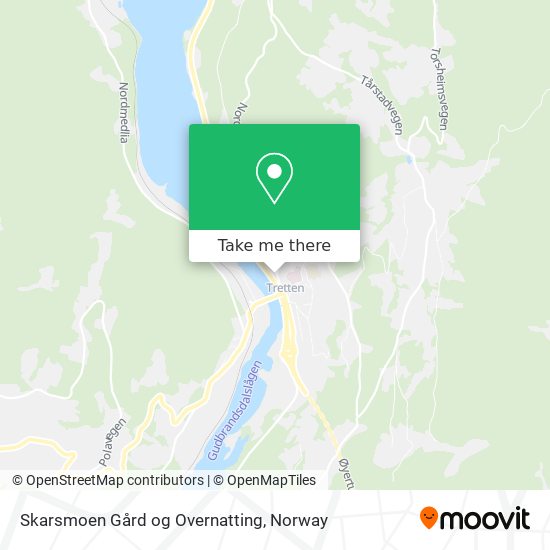 Skarsmoen Gård og Overnatting map
