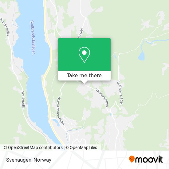 Svehaugen map