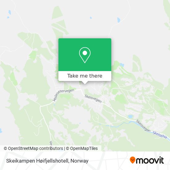 Skeikampen Høifjellshotell map