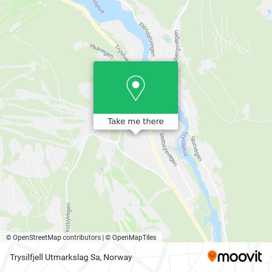 Trysilfjell Utmarkslag Sa map