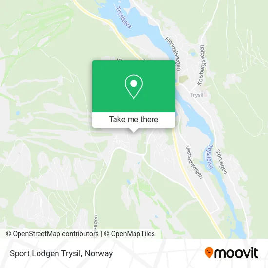 Sport Lodgen Trysil map