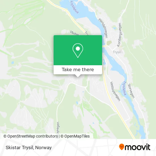 Skistar Trysil map