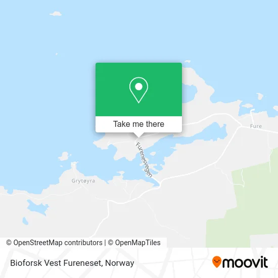 Bioforsk Vest Fureneset map