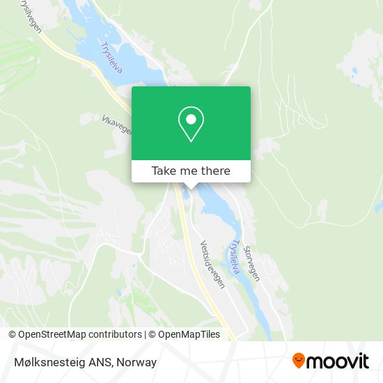 Mølksnesteig ANS map