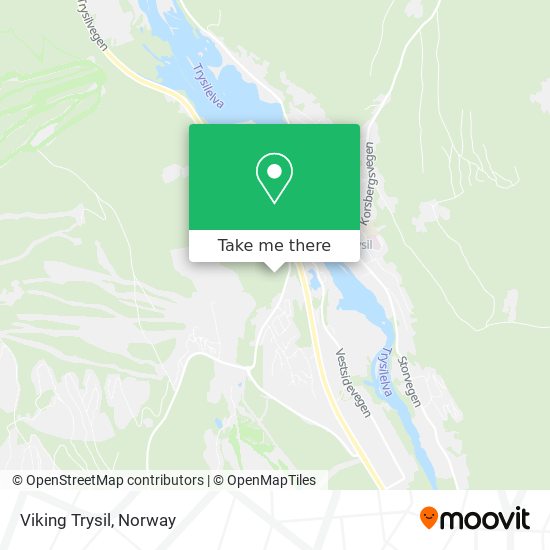 Viking Trysil map