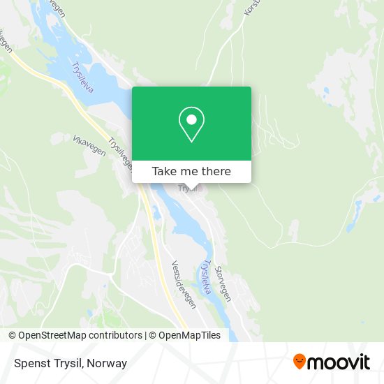 Spenst Trysil map