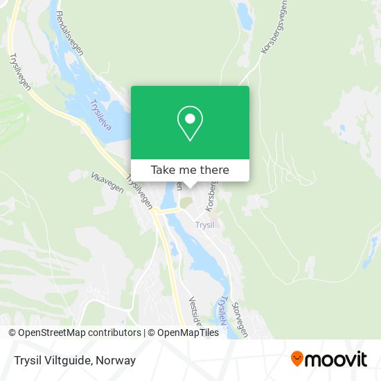 Trysil Viltguide map