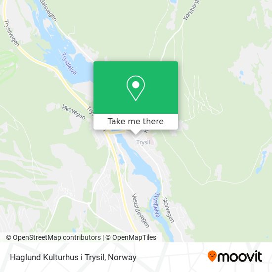 Haglund Kulturhus i Trysil map