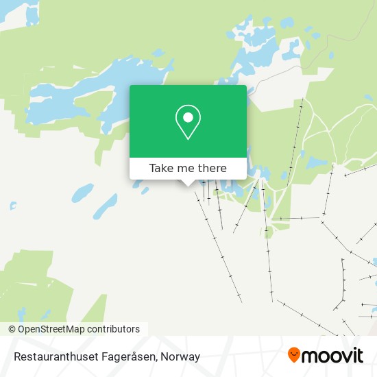 Restauranthuset Fageråsen map