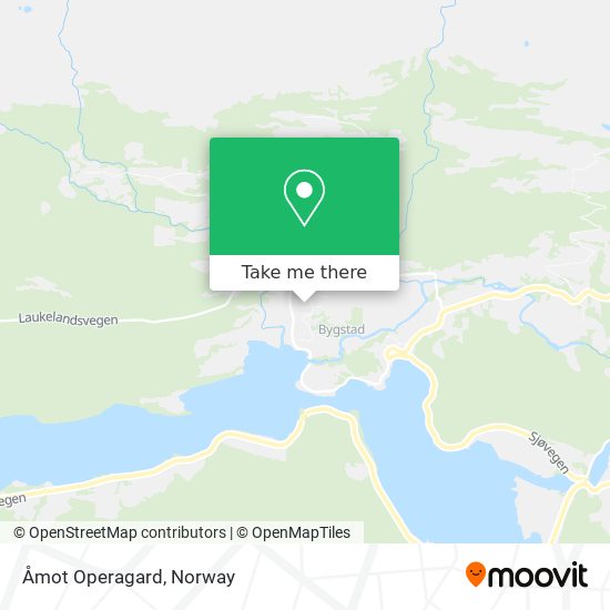 Åmot Operagard map