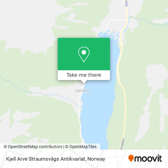 Kjell Arve Straumsvågs Antikvariat map