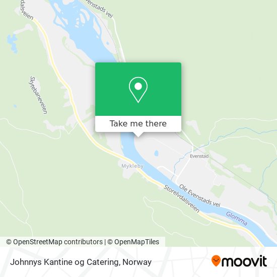 Johnnys Kantine og Catering map