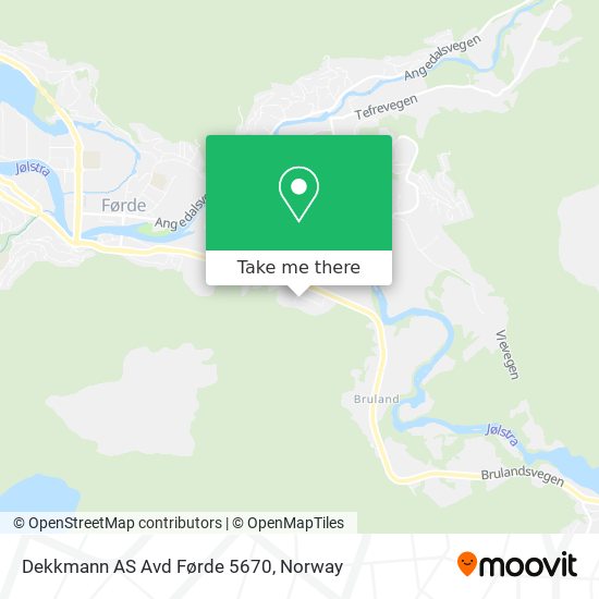 Dekkmann AS Avd Førde 5670 map