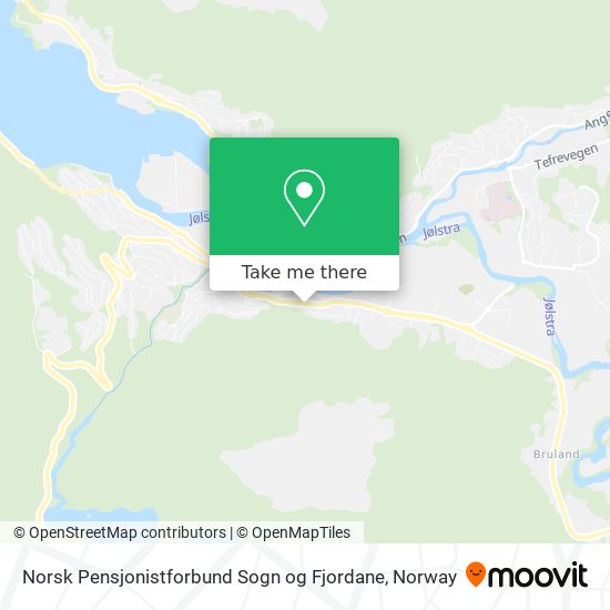 Norsk Pensjonistforbund Sogn og Fjordane map