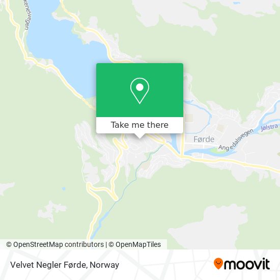 Velvet Negler Førde map