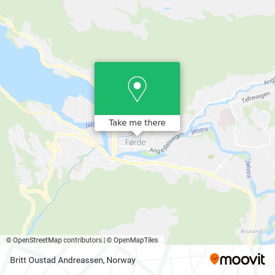 Britt Oustad Andreassen map