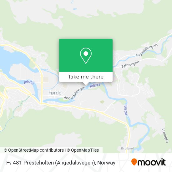 Fv 481 Presteholten (Angedalsvegen) map