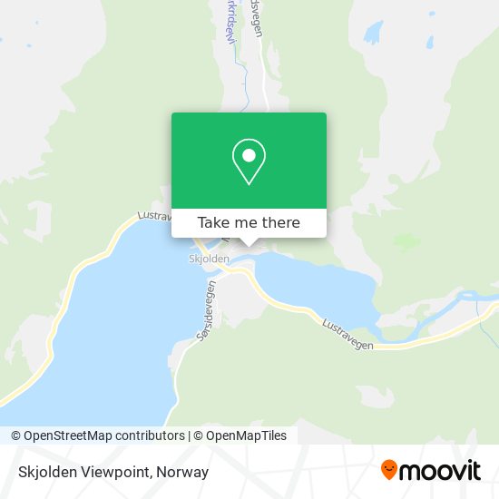 Skjolden Viewpoint map