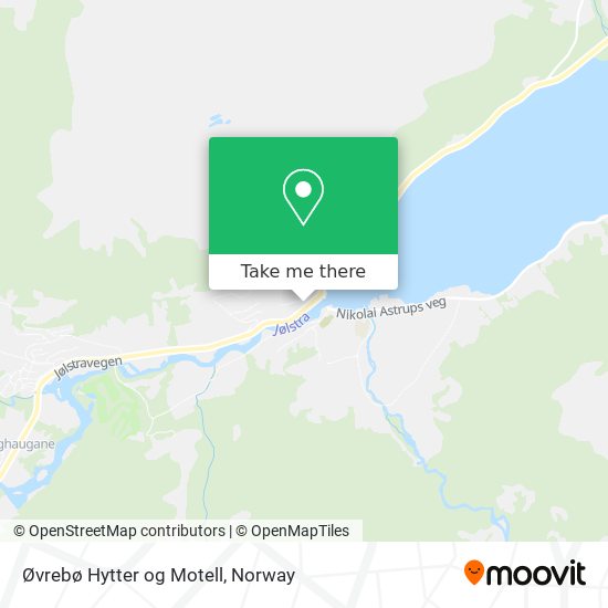 Øvrebø Hytter og Motell map