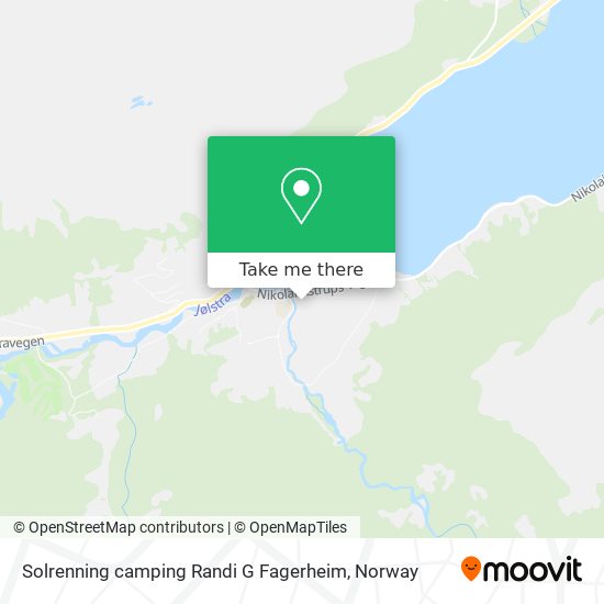 Solrenning camping Randi G Fagerheim map