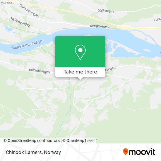 Chinook Lamers map