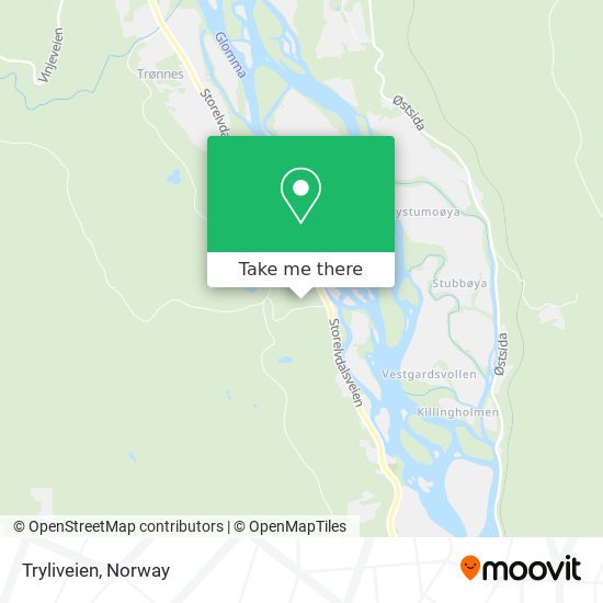 Tryliveien map