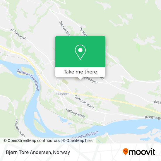 Bjørn Tore Andersen map